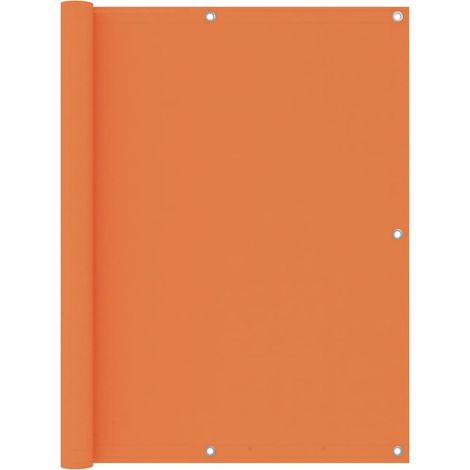 Protección visual para balcón protección visual protección visual 120 x 600 cm tela Oxford naranja 020010292 (1/5)