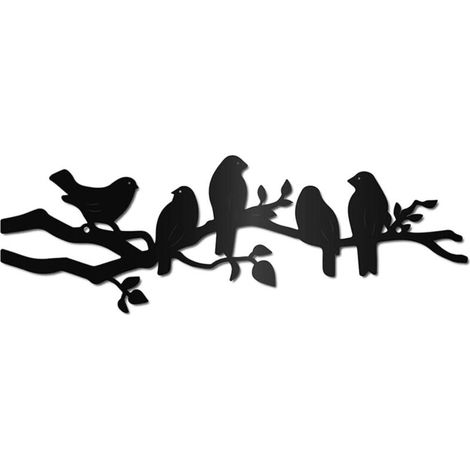 15 cm Art mural métal noir lotus, décoration murale élégante pour bureau salon (1/5)
