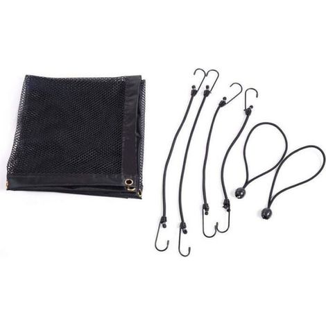 Filet Protection Voiture - Séparation Animaux - Pour Chien Chat - 115 x 62 cm - Noir (1/5)