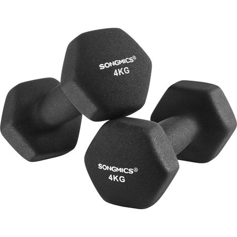 Haltère Surface en Vinyle Antiglisse, Finition Mate, pour Entraînement à Domicile, Musculation, Exercices Physiques (1/5)