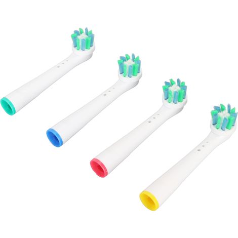 Lot de 4 têtes de brosse de rechange à poils souples pour un nettoyage en profondeur, compatibles avec les brosses à dents Oral-B Braun D12, D10, P5000, P6000 et P7000. (1/5)