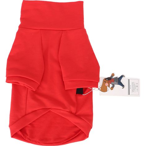 Vêtements pour animaux de compagnie en polyester doux, costume à col montant, vêtements de Noël à capuche pour chien et chat (1/5)