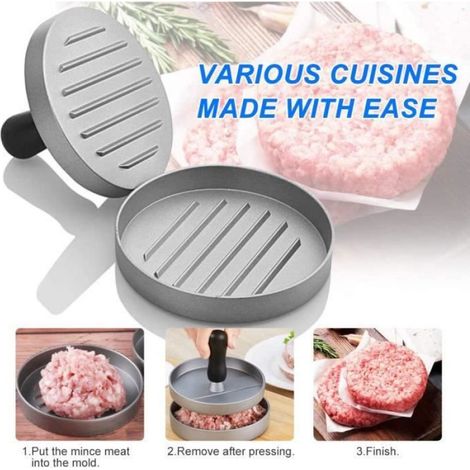 Presse à burgers - - Machine à Hamburger Détachable - Antiadhésif - Amovible (1/4)