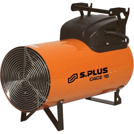 Canon à air chaud Splus CACE 15 G mobile 10/15kW triphasé avec rallonge et gaine (1/2)