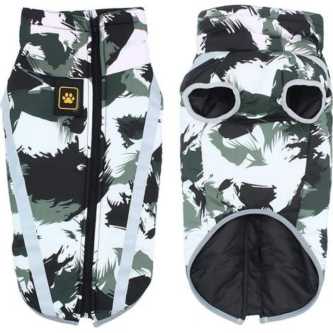 Veste pour chat et chien, pull chaud d'hiver pour chien de petite, moyenne et grande taille, gilet coupe-vent, vêtements de neige pour chien, ensemble avec trou pour laisse. (1/5)