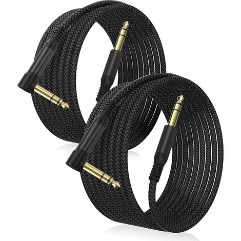 Câble Jack Audio Stéréo 6,35MM Cordon 3M 2-Pack (1/5)