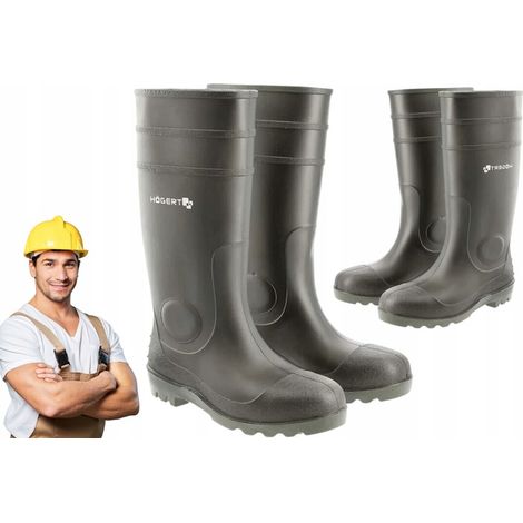 Stivali da lavoro, scarpe antinfortunistiche da uomo, ANTIFORATURA S5, stivali di gomma con puntale
