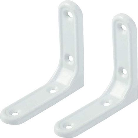 Support pour étagère Support d'étagère triangulaire Support d'angle Carré en acier inoxydable Support de fer Décoratif Métal (1/3)