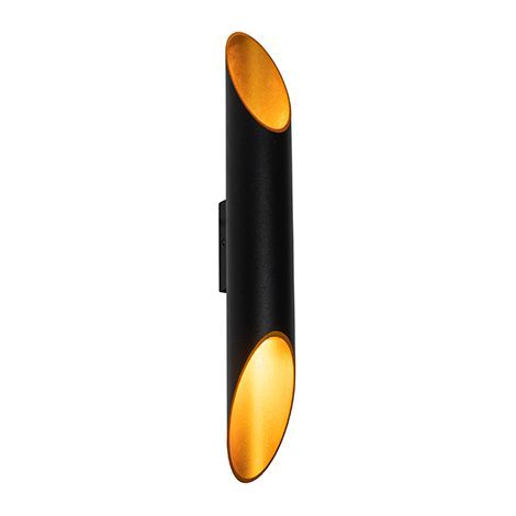 2-flammige Wandleuchte – Schwarzes Aluminium – GU10-Fassung – Dimmbar – Für Wohnzimmer, Schlafzimmer, Küche, Esszimmer (1/4)