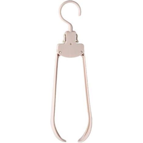 2 cintre pliable portable, accessoires de voyage, séchoir à linge pliable pour voyage, voyage d'affaires, pantalon (1/4)