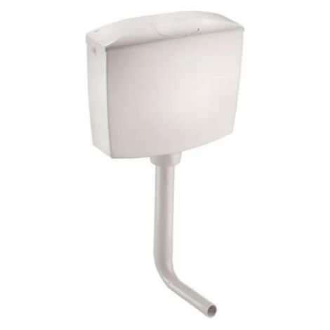 CASSETTA SCARICO BAGNO A ZAINO PVC ESTERNA VASO SMERALDO 2 OLIVER con rubinetto (1/2)