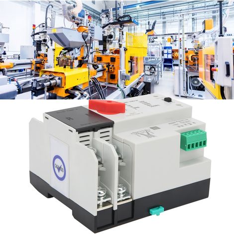 Commutateur de transfert automatique double alimentation 220 V ZGQ5-100/2P, interrupteur bidirectionnel sans interruption, convertisseur isolé domestique (1/5)