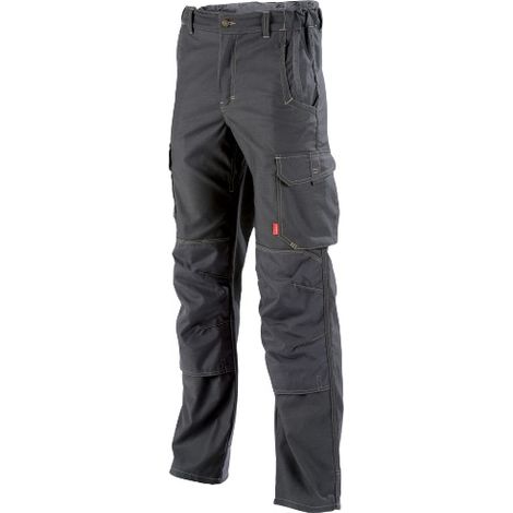 Pantalon de travail Hakan multipoches homme charcoal T5 - LAFONT - 3609701443412 (1/3)