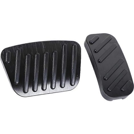 Couvre-pédales de frein et d'accélérateur pour Toyota Land Cruiser 250 Prado LC250 (2024), en acier inoxydable. (1/5)