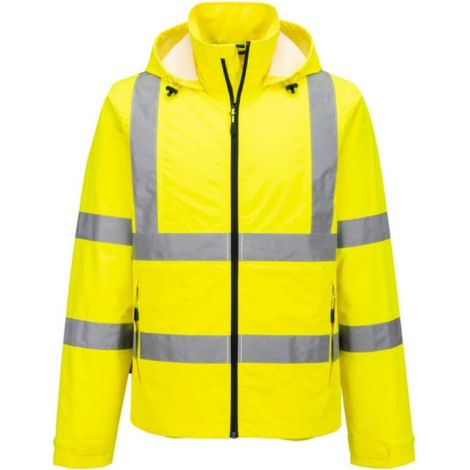 Chaqueta ligera y plegable de alta visibilidad PORTWEST S164 XL Amarillo (1/2)