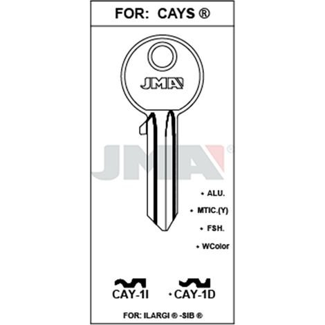Llave de acero-B CAY-1D