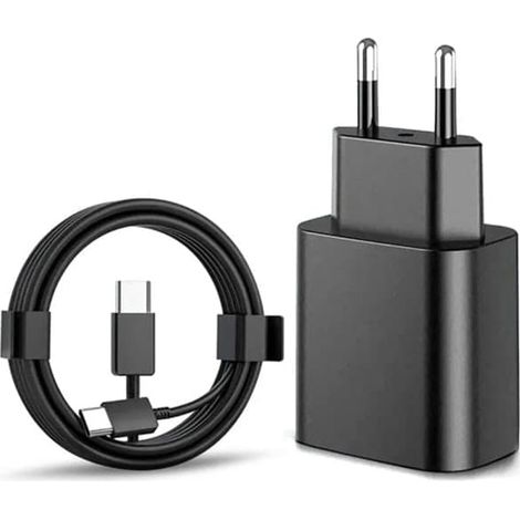 Lot de 3 chargeurs rapides Samsung 45 W USB-C + câble de 1 m, noir (1/5)