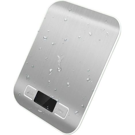 Balance de cuisine électronique, capacité de 5 kg, balance alimentaire numérique professionnelle avec précision et écran LCD rétroéclairé