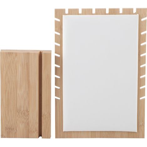 Wooden Necklace Bracelet Pendant Jewelry Organizer Display Stand (White) (1/5)