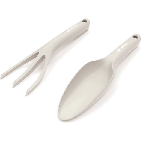 Gartenhandgeräte kleiner Satz PASTEL (beige) Pflanzkelle, Pflanzgabel