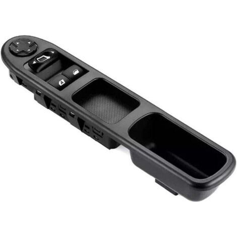 Levé Vitre Avant Gauche - 6554.QC - Côté Vitre Électrique - Interrupteur Principal - Compatible pour Peugeot 207 (1/3)
