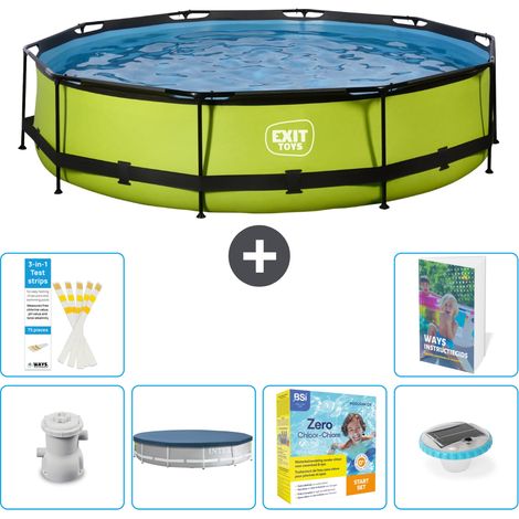 Exit Pool Rund - 360x76 cm - 7-teilig S178