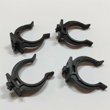 4 pezzi gancio pvc per zoccolo cucina e sottolavello sia resina che alluminio
