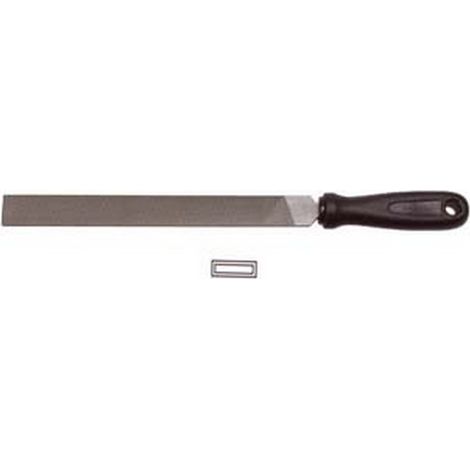 2PZ LIME PIATTE PARALLELE CON MANICO PLASTICA - 6" mm.150 taglio mezzo dolce