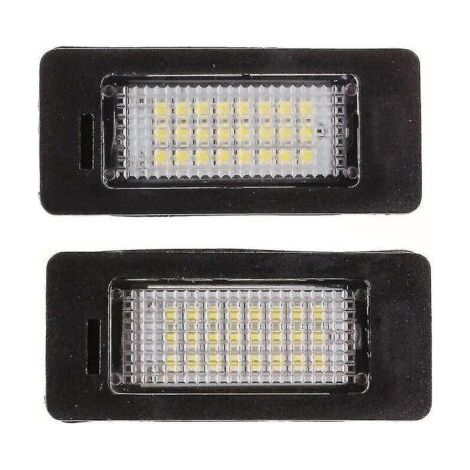 2-teiliges Set LED-Kennzeichenbeleuchtung für den Kofferraum, 24 LEDs, passend für BMW E39, E60, E90 und X