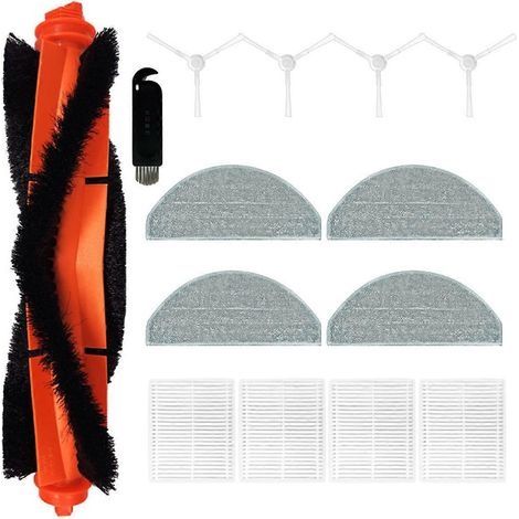 Accessoires pour aspirateur robot Xiaomi E10 : brosse principale, filtre HEPA, chiffons de nettoyage, pièces de rechange (1/5)