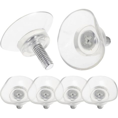 6 ventouses en PVC et installation facile sur les meubles grâce à des (1/5)