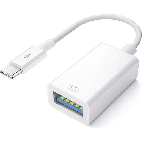 Câble adaptateur OTG USB-C mâle vers USB 3.0 femelle (13 cm) pour téléphones à interface USB-C universelle (1/5)