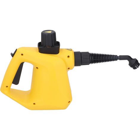 Nettoyeur vapeur à main 1000W portable multi-usage haute température pression pour maison meubles vêtements canapé voiture jaune prise UE 220-240V (1/5)