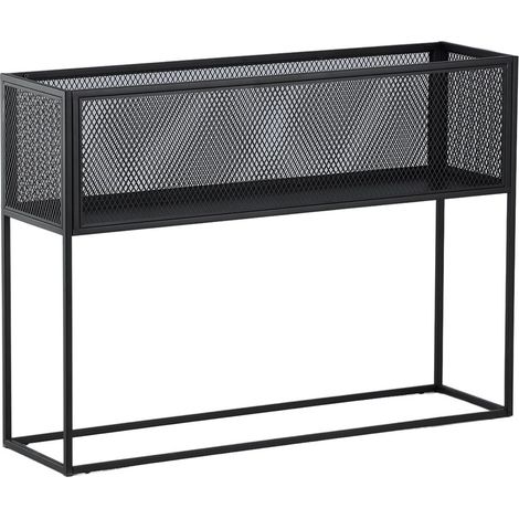 Console Design en Métal "Netz" 110cm Noir (1/5)
