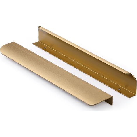 6 Poignée Meuble Alliage Aluminium Entraxe 192mm Cuisine Salle De Bain (1/5)