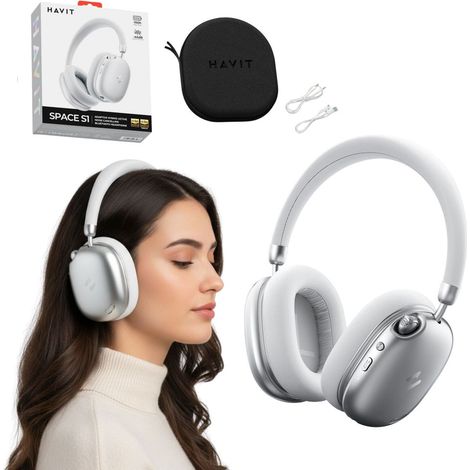 Auriculares inalámbricos Havit Space S1 (plateados) (1/5)