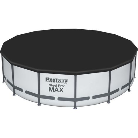 Bestway Bâche 4 saisons ronde 470 cm pour piscine ø457 cm (1/5)