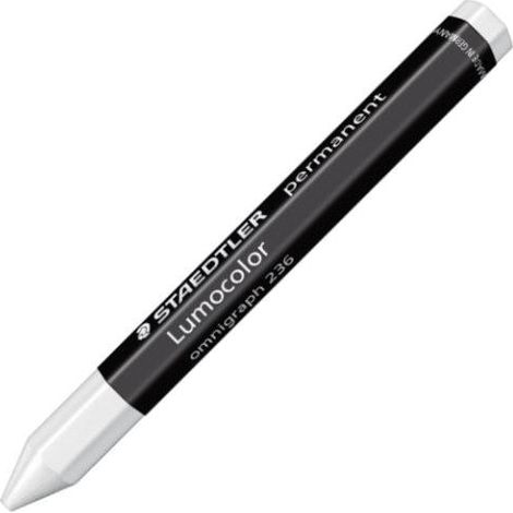 Staedtler Lumocolor 236 omnigraph permanent 236-0 Pastello Bianco (1/2)