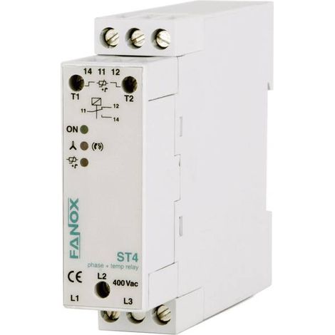 Relè di monitoraggio 1 scambio Fanox ST4 1 pz.