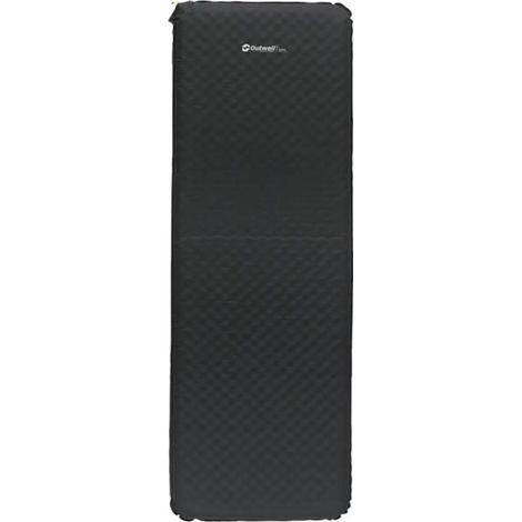Outwell Sleepin Esterilla autoinflable individual de 7,5 cm de grosor para camping, Negra (1/4)