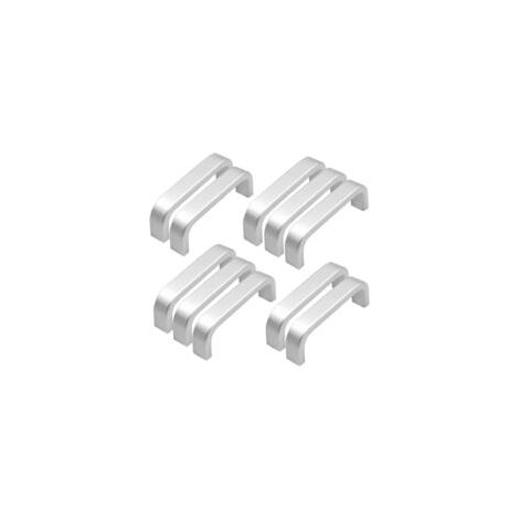Qrity 10 pezzi Mini maniglie in alluminio per ante di mobili da cucina, cassetti, armadi e mobili da camera da letto (64 mm) - Crezuo (1/4)