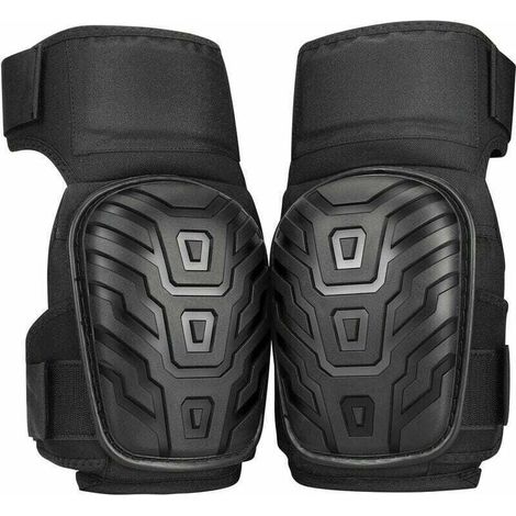 Genouillères Professionnelles,Heavy Duty Genouillères Rembourrage en Mousse avec Coussin en Gel Confortables et Sangles Réglables pour Travailler, Gardning et Construction (1/5)
