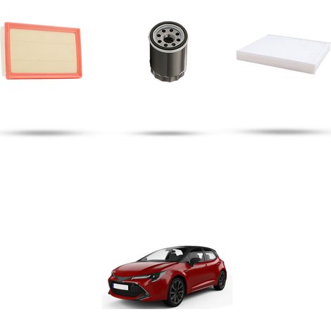 Kit tagliando 3 filtri compatibile con Toyota Corolla XII (E210) 1.8 Hybrid 90kw Dal 2018 (1/5)