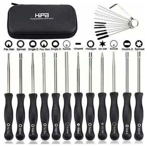 Ensemble de 12 outils de réglage de carburateur et tournevis de réglage pour moteur à 2 temps, pour débroussailleuses, tronçonneuses Poulan, Husqvarna, STHIL, Echo.,TRIMEC