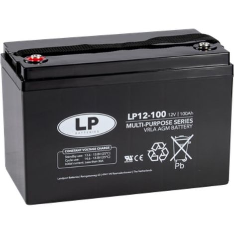 Landport Bleiakku 12V 100Ah AGM Batterie NSA LP12-100 T11