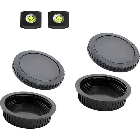 Lens Cap + Rear Lens Cap for Canon EOS EF EF-S Mount for Canon 4000D 2000D 1300D 800D 760D 750D 600D 250D 200D, EOS 90D 80D 77D 70D, 5D Mark IV/III/II, 6D Mark II/I, 7D Mark II (1/5)