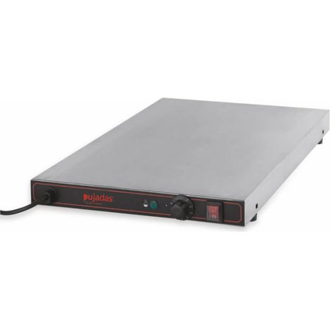 Plaque Chauffante Professionnelle Inox 530 x 325 mm - Pujadas