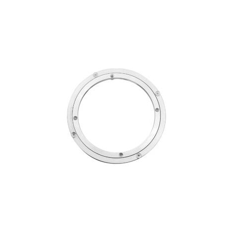 Plateau tournant en alliage d'aluminium, plateau tournant robuste Lazy Susan, plateau tournant à roulement rotatif, table de salle à manger ronde, plateau pivotant lisse, 35,6 cm,10 mm d'épaisseur