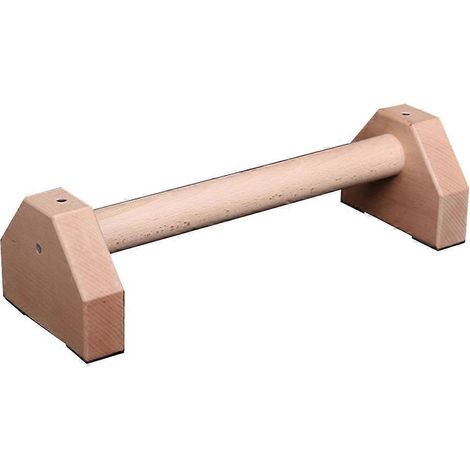 Liegestützgriffständer aus Holz mit Klimmzugstangen, rutschfester Unterseite, Heimtrainingsgerät, Griffe für Krafttraining, 40 cm (1/5)