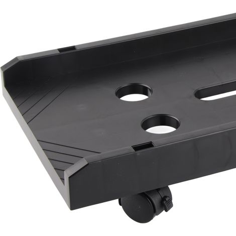 Ergonomischer CPU-Ständer – Hohe Belastbarkeit, stabil und sicher dank multidirektionaler Rollen und optimierter Belüftung.